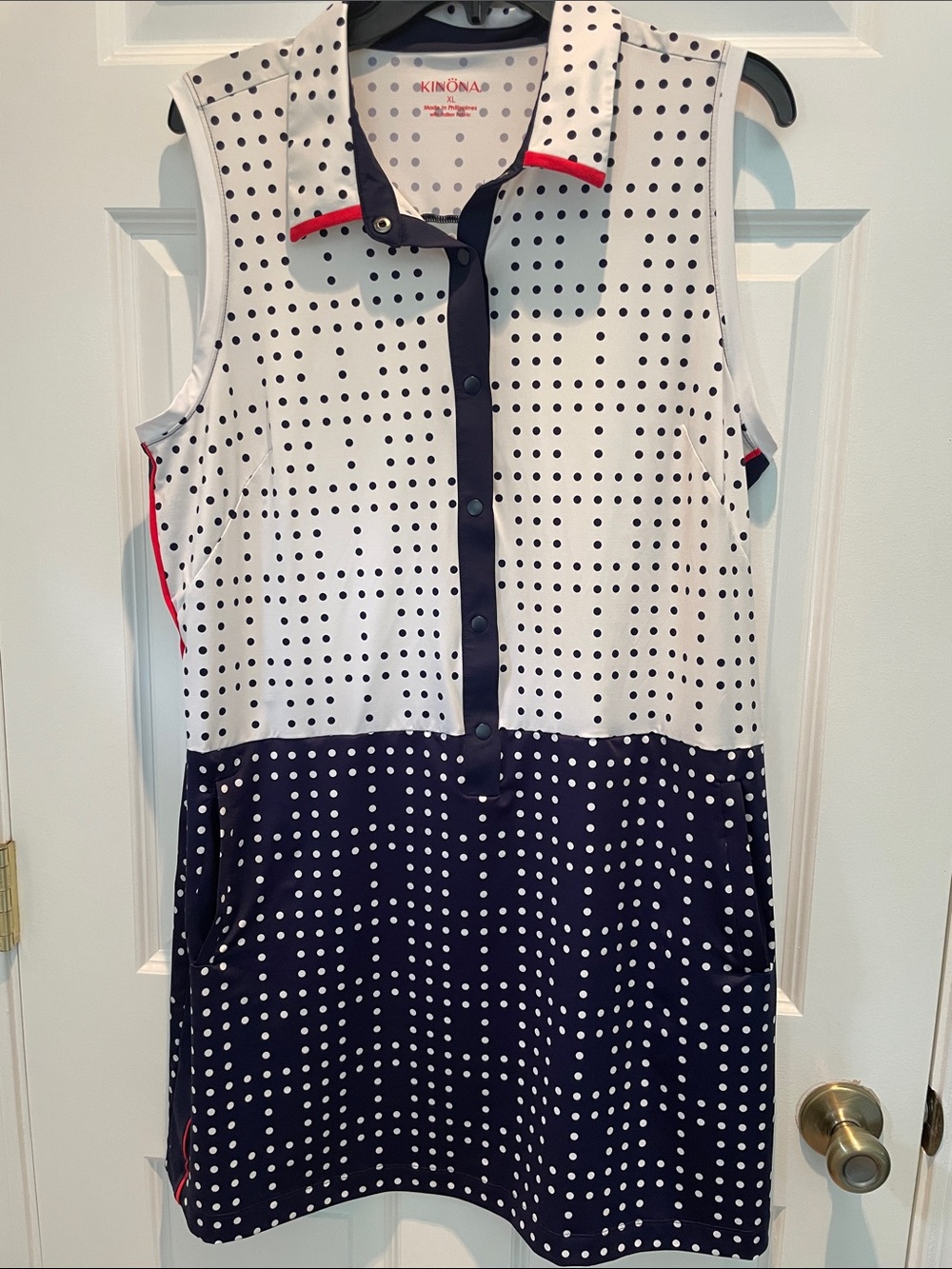 Kinona No Waist No Worry Sleeveless Golf Dress size Large/XL